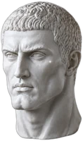 The bust as it is meant to end up.